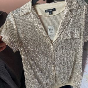 INC sparkly top